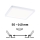 Paulmann 93059 - LED/13W IP44 Dimmbare Badezimmer-Einbauleuchte AREO 230V 17,5x17,5 cm weiß
