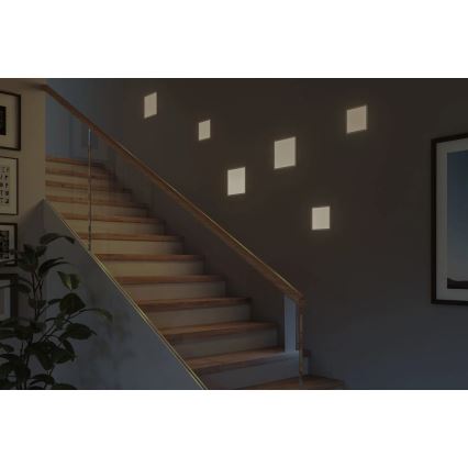 Paulmann 93060 - LED/16W IP44 dimmbare Badezimmer-Einbauleuchte AREO 230V 23x23 cm weiß