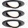 Paulmann 93080 - SET 3xLED/6W IP23 Dimmbares Badezimmer-Einbauleuchte COIN 230V