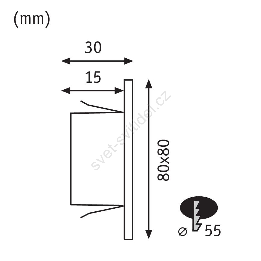 Paulmann 93094 - LED/1,2W Treppenlicht EDGE 230V