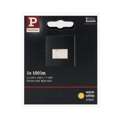 Paulmann 93094 - LED/1,2W Treppenlicht EDGE 230V