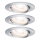 Paulmann 93943 - SET 3xLED/6,8W IP23 dimmbar Badezimmer-Einbauleuchte COIN 230V
