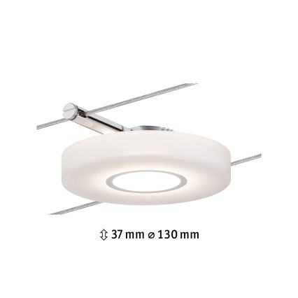 Paulmann 94090 - LED/4W Einbauleuchte für Seilsystem DISC 12V weiß