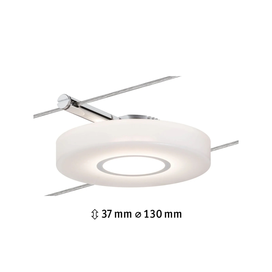 Paulmann 94090 - LED/4W Einbauleuchte für Seilsystem DISC 12V weiß