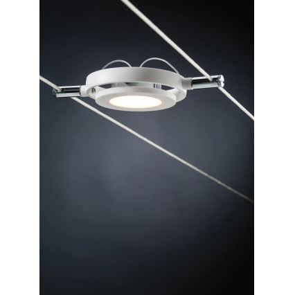 Paulmann 94106 - SET 6xLED/4W Einbauleuchte für Seilsystem ROUNDMAC 230V Weiß