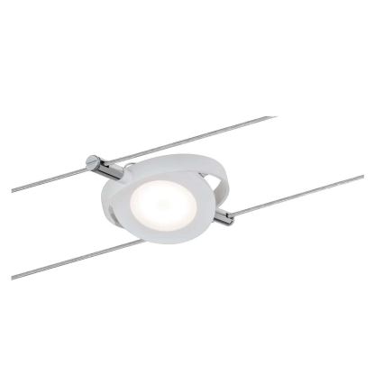 Paulmann 94106 - SET 6xLED/4W Einbauleuchte für Seilsystem ROUNDMAC 230V Weiß