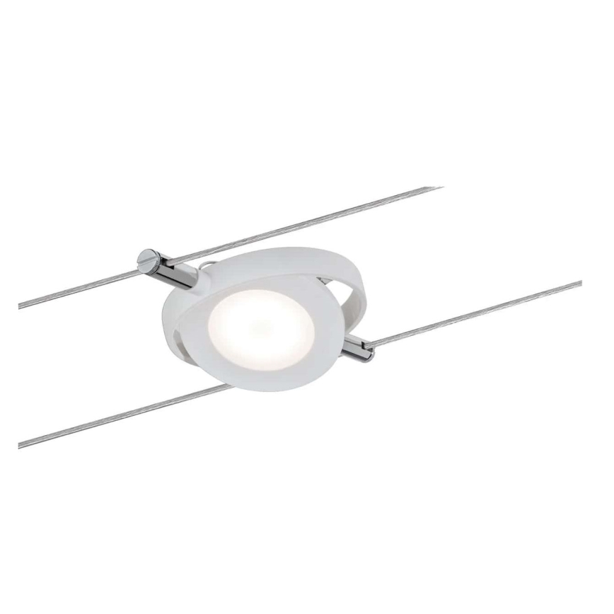 Paulmann 94106 - SET 6xLED/4W Einbauleuchte für Seilsystem ROUNDMAC 230V Weiß