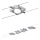 Paulmann 94107 - SET 4xLED/4,3W Spot für Seilsystem MAC 230V mattchrom