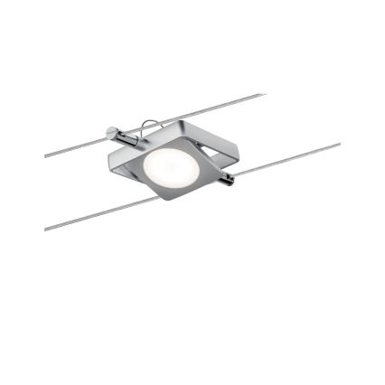 Paulmann 94108 - SET 5xLED/4,3W Einbauleuchte für Seilsystem MAC 230V mattchrom