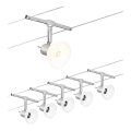 Paulmann 94136 - SET 5xGU5,3/10W Einbaustrahler für Seilsystem SHEELA 230V glänzender Chrom