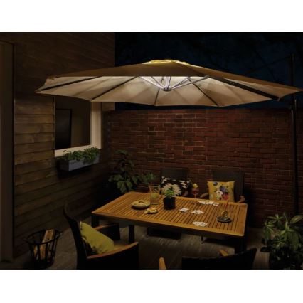 Paulmann 94208 - LED/1,8W Sonnenschirmbeleuchtung PARASOL 5V/USB 1,6m