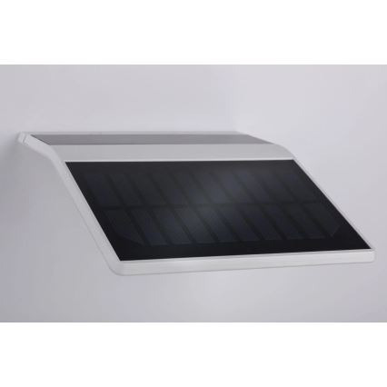Paulmann 94244 - LED/1,2W IP44 Solar-Wandleuchte mit Sensor YOKO 3,7V 1800 mAh weiß