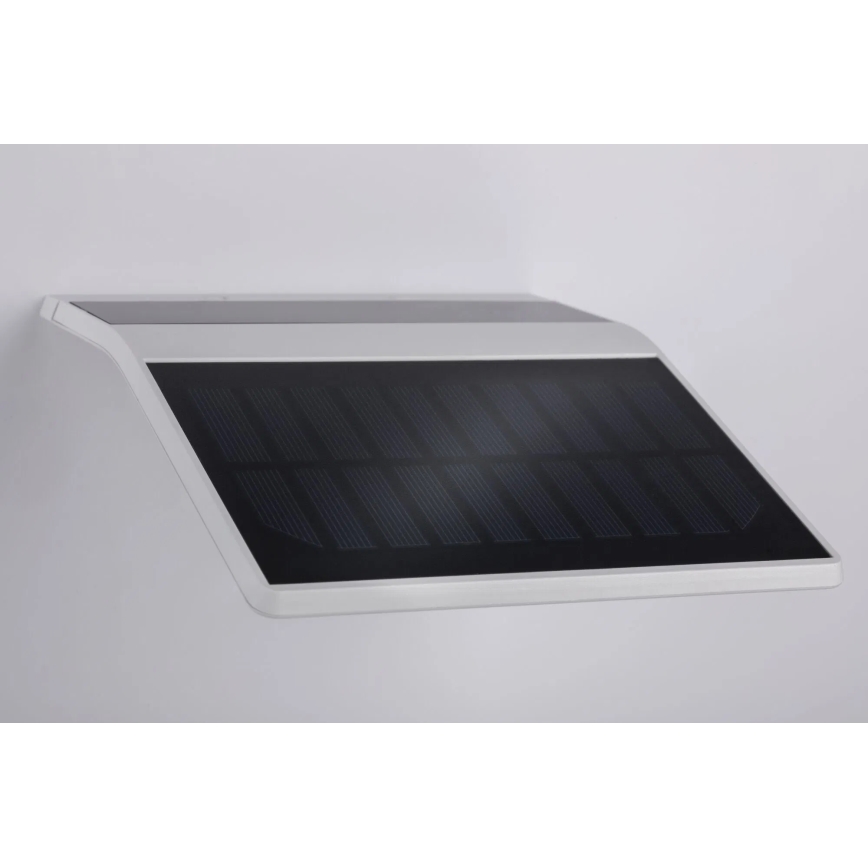 Paulmann 94244 - LED/1,2W IP44 Solar-Wandleuchte mit Sensor YOKO 3,7V 1800 mAh weiß