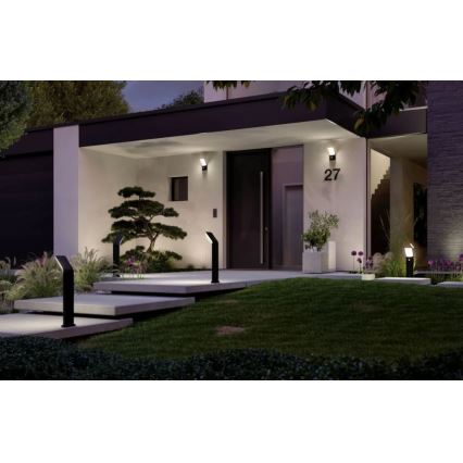 Paulmann 94403 - LED/10W IP44 Außenleuchte mit Sensor ADYA 230V