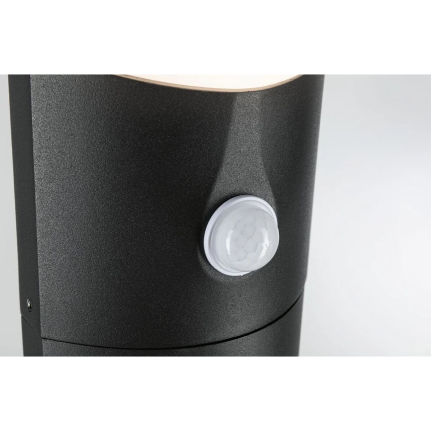 Paulmann 94403 - LED/10W IP44 Außenleuchte mit Sensor ADYA 230V