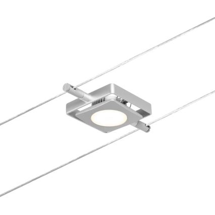 Paulmann 94420 - SET 5xLED/4,5W Einbauleuchte für Seilsystem MAC 230V mattchrom