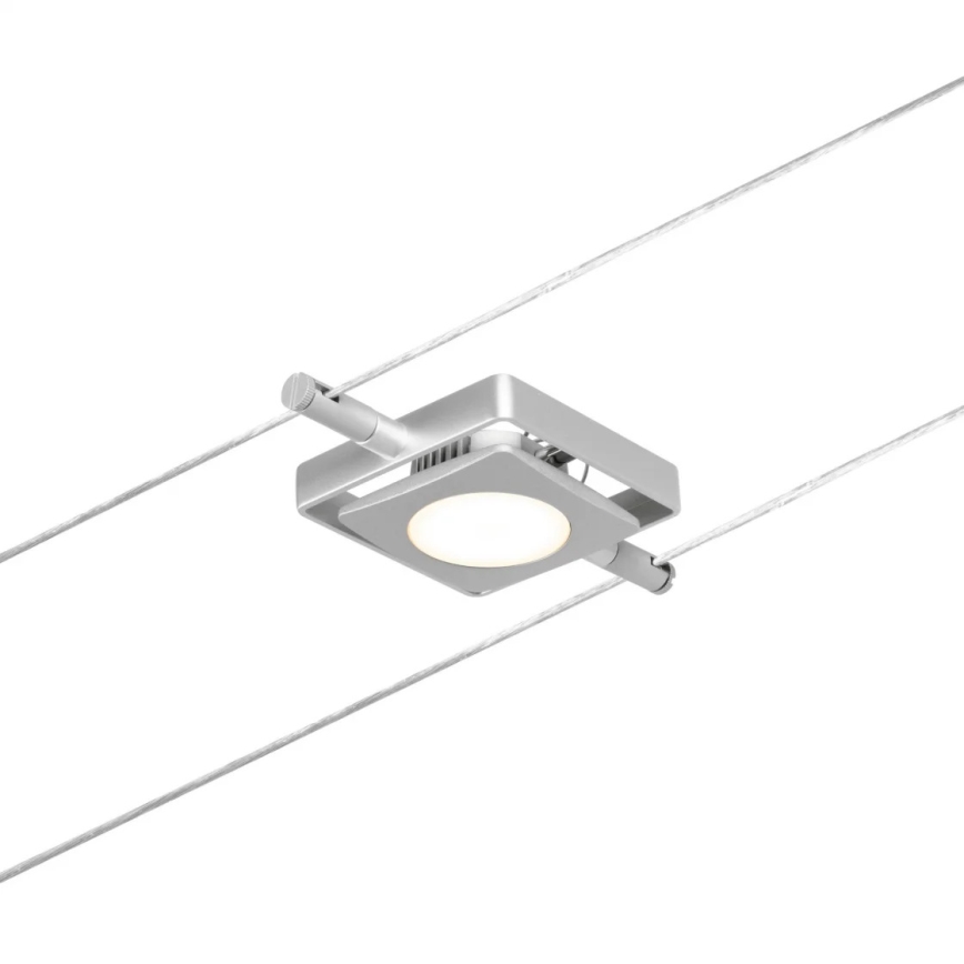Paulmann 94420 - SET 5xLED/4,5W Einbauleuchte für Seilsystem MAC 230V mattchrom