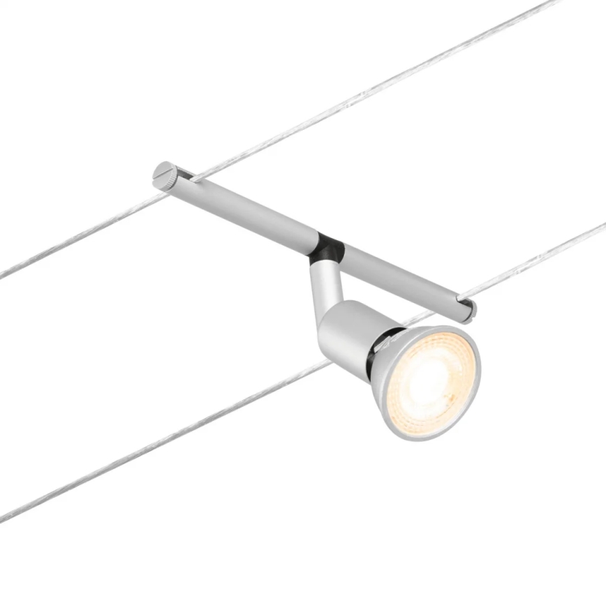 Paulmann 94442 - SET 5xGU5,3/10W Einbaustrahler für Seilsystem SALT 230V mattchrom