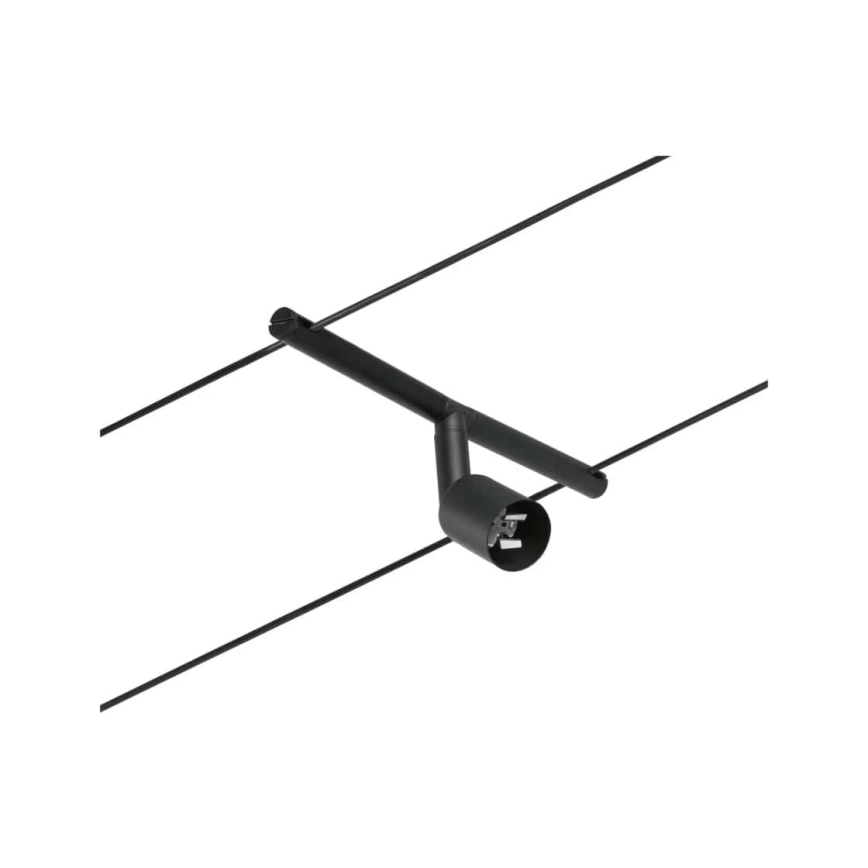 Paulmann 94446 - SET 5xGU5,3/10W Einbauleuchte für Seilsystem SALT 230V schwarz