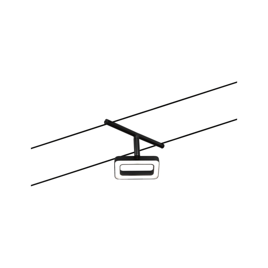 Paulmann 94485 - SET 5xLED/4,8W Einbauleuchte für das Seilsystem FRAME 230V schwarz