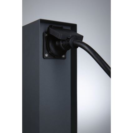 Paulmann 94700 - Außensteckdosensäule RIO 2-fach SCHUKO 230V IP44