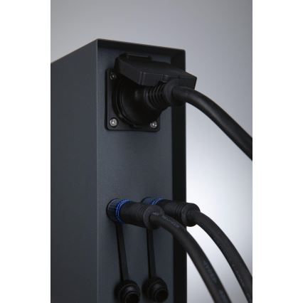 Paulmann 94700 - Außensteckdosensäule RIO 2-fach SCHUKO 230V IP44