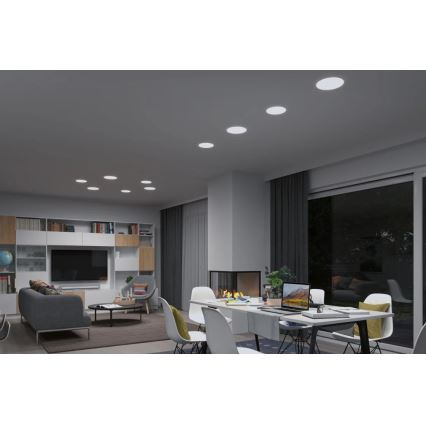 Paulmann 95386 - LED/15W IP44 Dimmbares Badezimmer-Einbauleuchte SMART VELUNA 230V