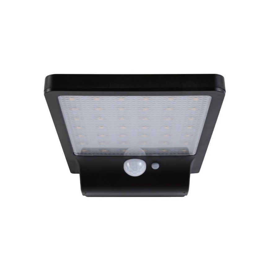 Paulmann 95393 - LED/4W IP44 Dimmbares solarbetriebenes Wandleuchte mit Sensor SOLVEIG 3,7V 2000 mAh