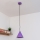 Pendelleuchte am Kabel ETNA 1x E27/15W/230V Ø 18,5 cm violett