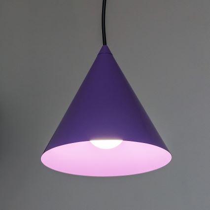 Pendelleuchte am Kabel ETNA 1x E27/15W/230V Ø 18,5 cm violett