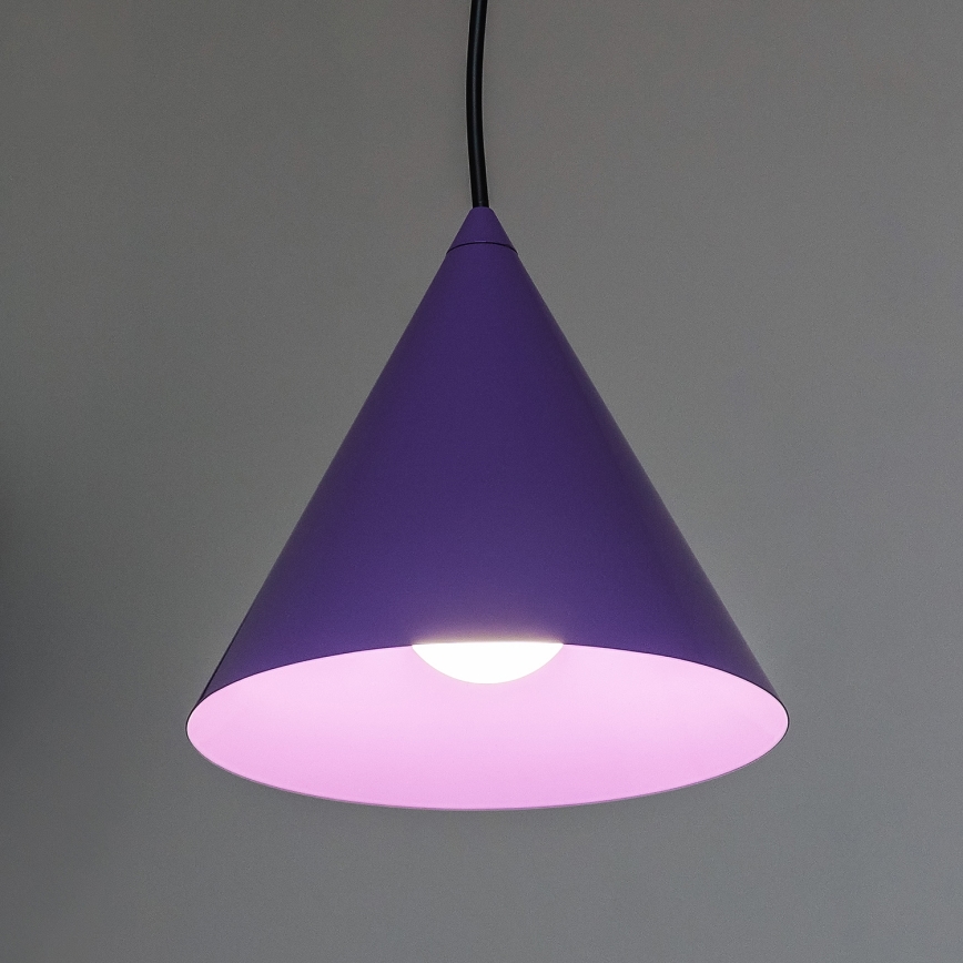 Pendelleuchte am Kabel ETNA 1x E27/15W/230V Ø 18,5 cm violett