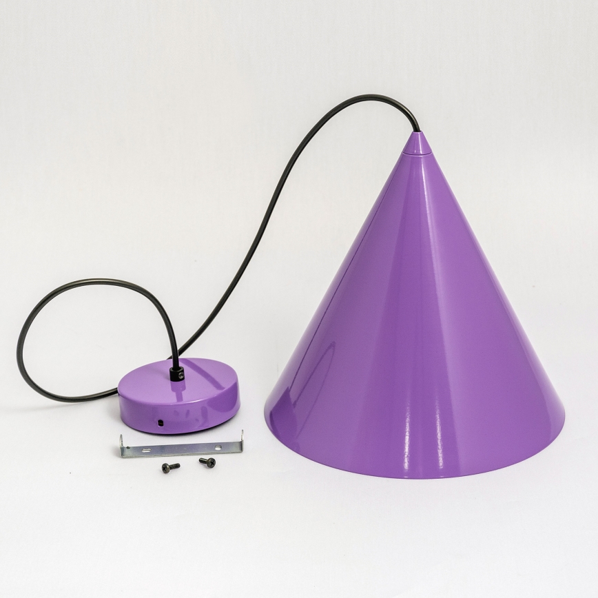 Pendelleuchte am Kabel ETNA 1x E27/15W/230V Ø 18,5 cm violett