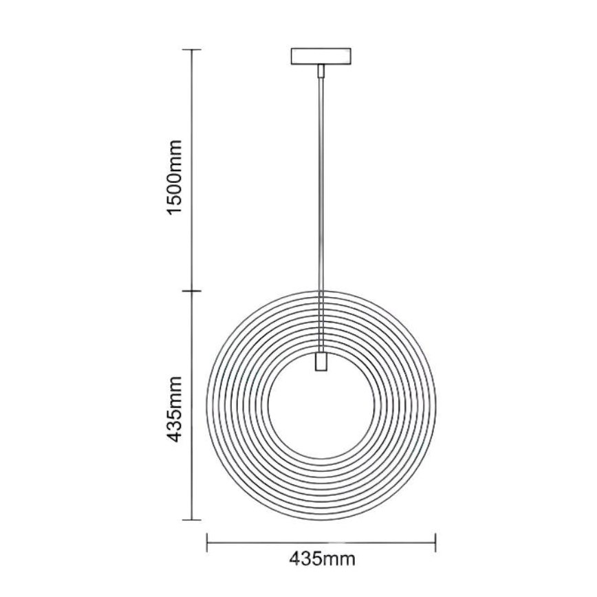 Pendelleuchte an Kabel 1xE27/60W/230V Ø 43,5 cm Massivholz/Furnier/Buche/Gummibaum