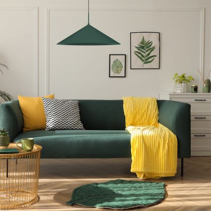 Pendelleuchte an Kabel CAPITAL, 1xGX53/15W/230V, Ø 60 cm, grün