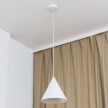 Pendelleuchte an Kabel ETNA 1xE27/15W/230V Ø 25 cm weiß