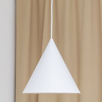 Pendelleuchte an Kabel ETNA 1xE27/15W/230V Ø 25 cm weiß