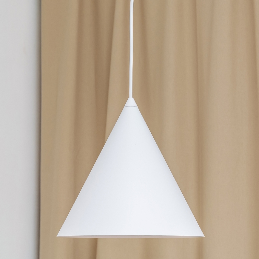 Pendelleuchte an Kabel ETNA 1xE27/15W/230V Ø 25 cm weiß