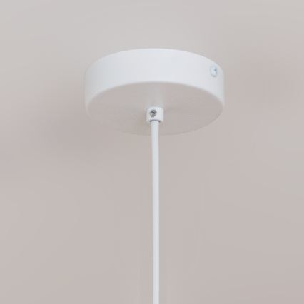 Pendelleuchte an Kabel ETNA 1xE27/15W/230V Ø 25 cm weiß