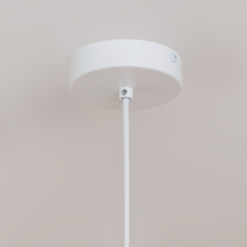 Pendelleuchte an Kabel ETNA 1xE27/15W/230V Ø 25 cm weiß