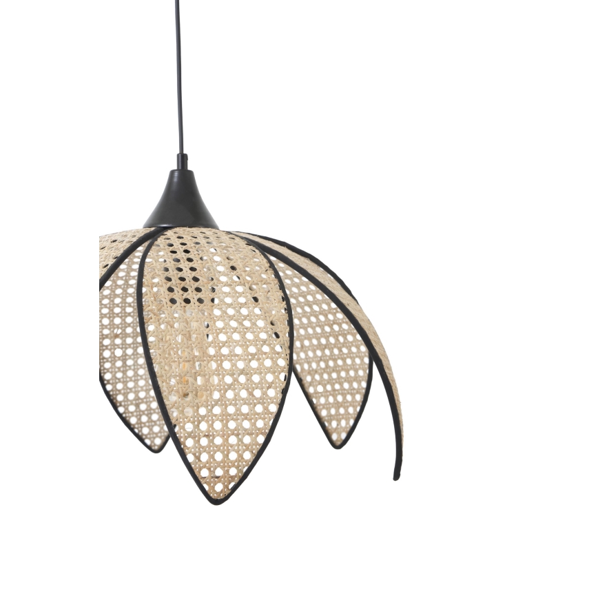 Pendelleuchte an Kabel FUME 1xE27/40W/230V Ø 40 cm schwarz/beige
