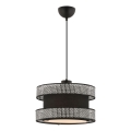 Pendelleuchte an Kabel HALO 1xE27/60W/230V schwarz/grau