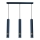 Pendelleuchte an Kabel JOKER 3xGU10/25W/230V blau/gold