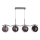 Pendelleuchte an Kabel LUMOS 4xG9/20W/230V rauchschwarz