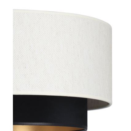 Pendelleuchte an Kabel NATIA 1xE27/60W/230V weiß/schwarz