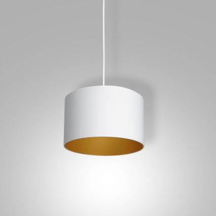 Deckenleuchte an Kabel ARDEN 1xE27/60W/230V Ø 25 cm Weiß/Gold