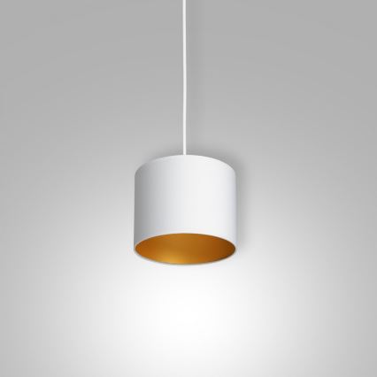 Deckenleuchte an Kabel ARDEN 1xE27/60W/230V Ø 18 cm Weiß/Gold