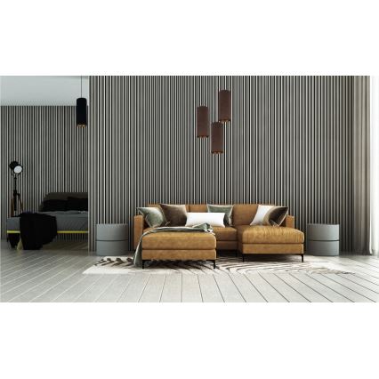 Deckenleuchte an Kabel AVALO 3xE27/60W/230V Ø 35 cm braun/kupferfarben