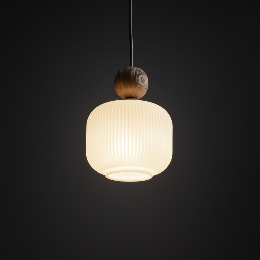 Pendelleuchte BALLO an Kabel, 1x E14/10W/230V, beige