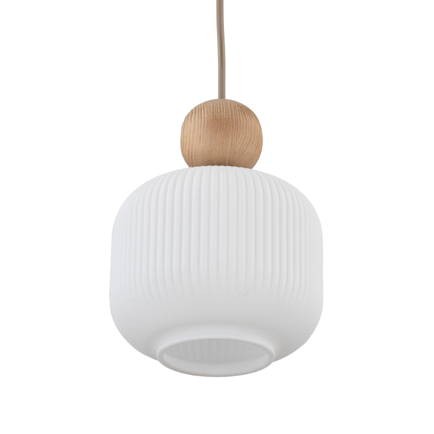 Pendelleuchte BALLO an Kabel, 1x E14/10W/230V, beige