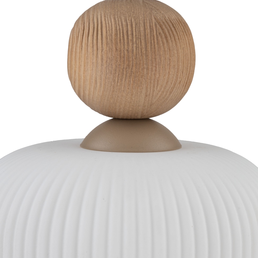 Pendelleuchte BALLO an Kabel, 1x E14/10W/230V, beige